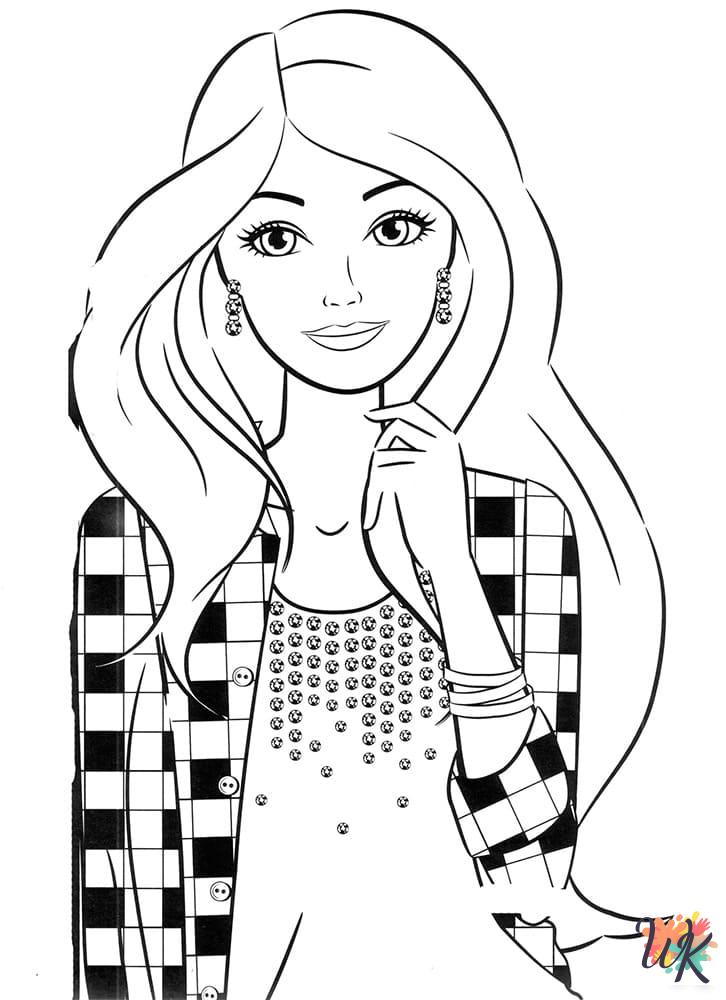 Barbie printable coloring pages 2
