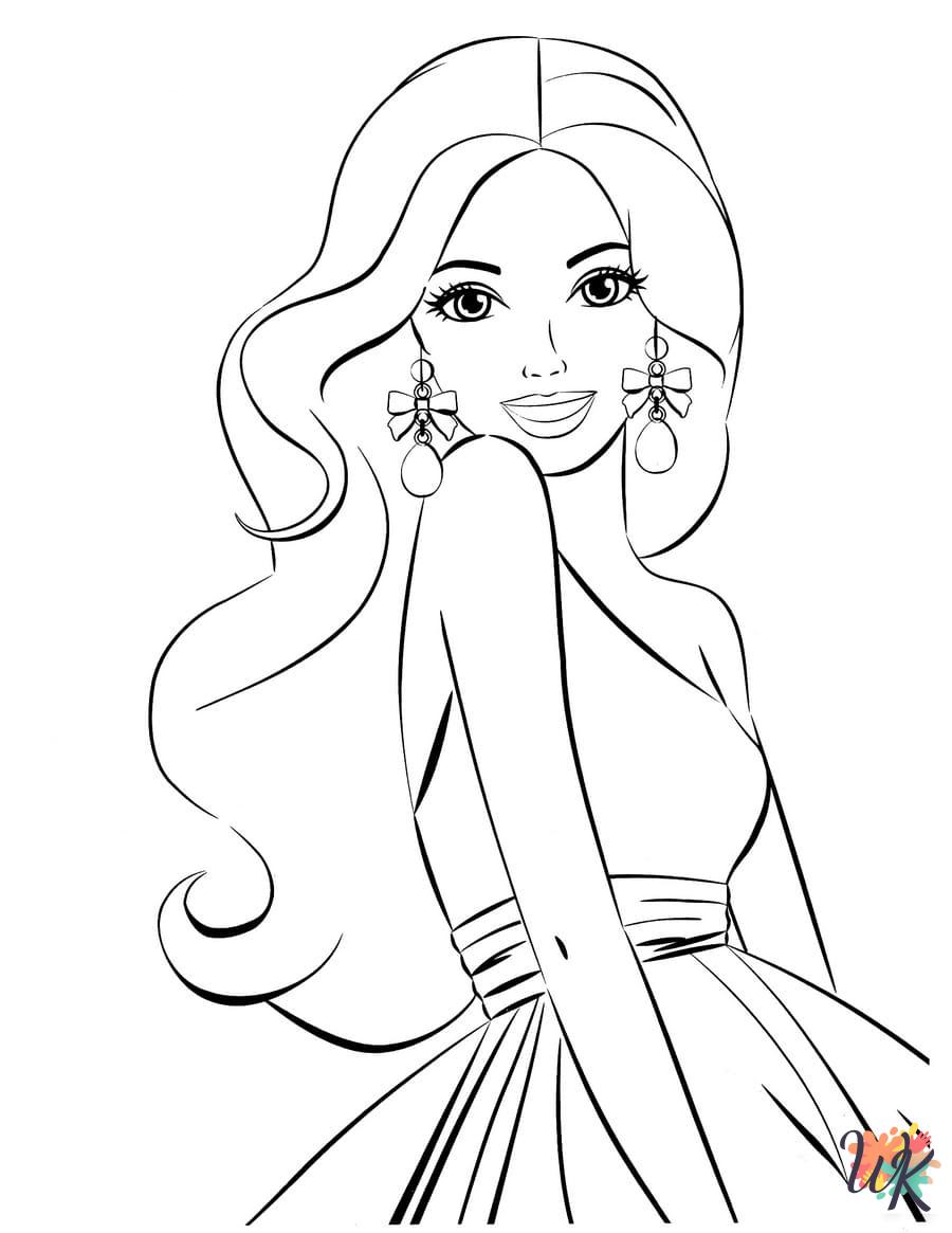 printable coloring pages Barbie
