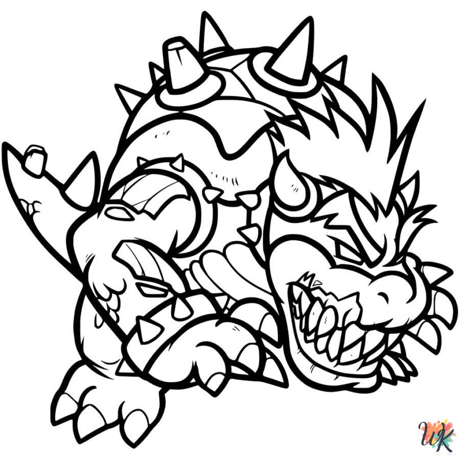 free coloring pages Bowser