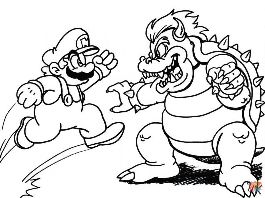 old-fashioned Bowser coloring pages