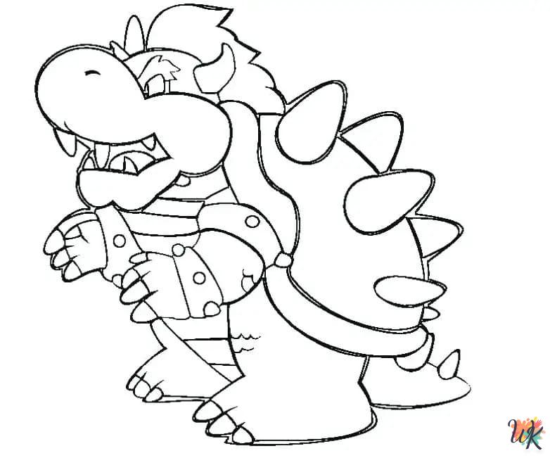 adult coloring pages Bowser