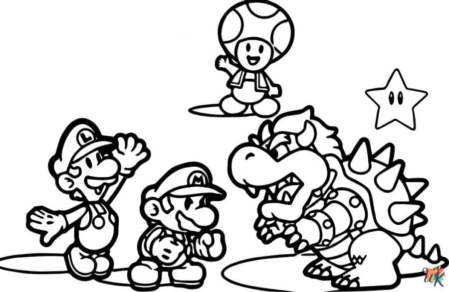 printable Bowser coloring pages