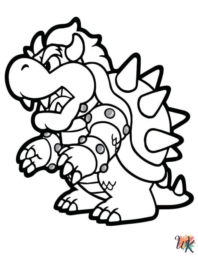 grinch Bowser coloring pages
