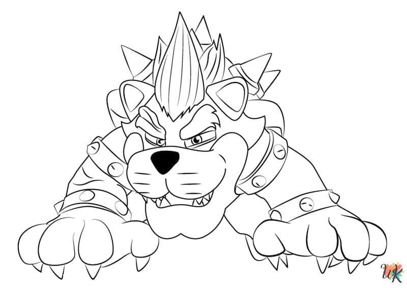 free Bowser coloring pages for kids