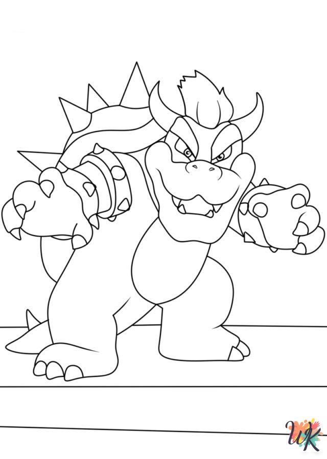 Bowser printable coloring pages