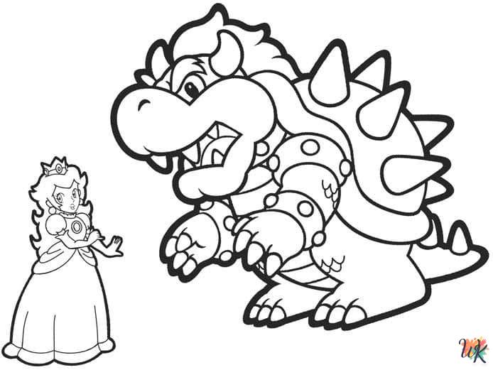 printable Bowser coloring pages