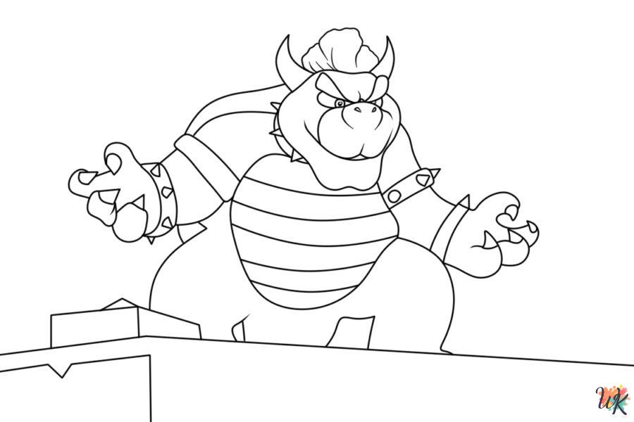 cute coloring pages Bowser