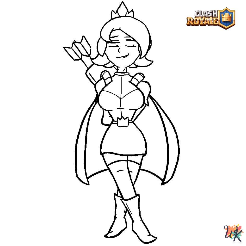 Clash Royale coloring pages free