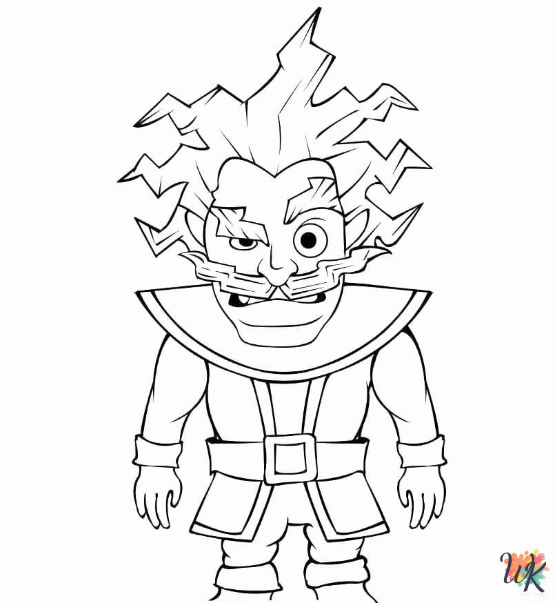 fun Clash Royale coloring pages