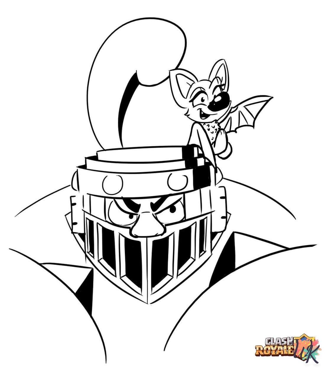 free printable Clash Royale coloring pages for adults