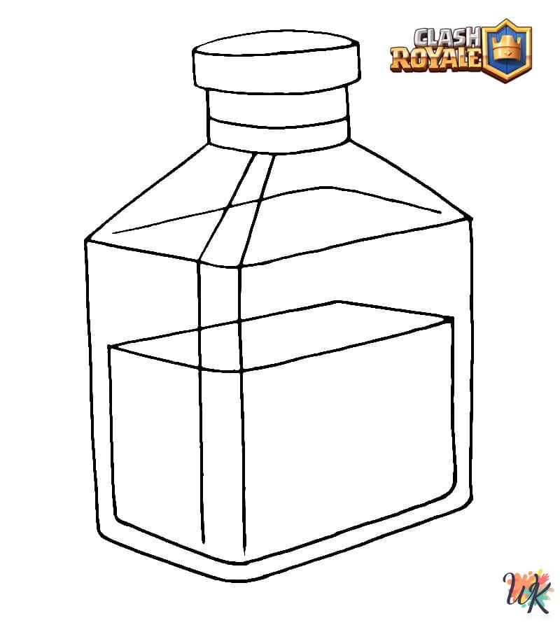Clash Royale coloring pages for kids