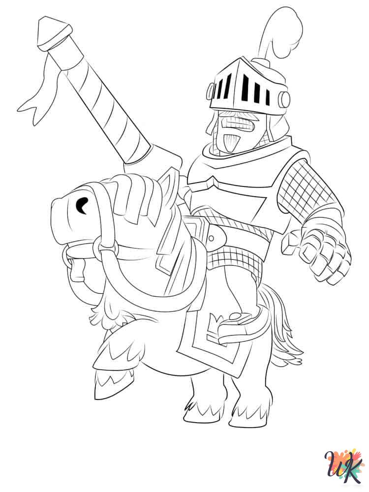 old-fashioned Clash Royale coloring pages