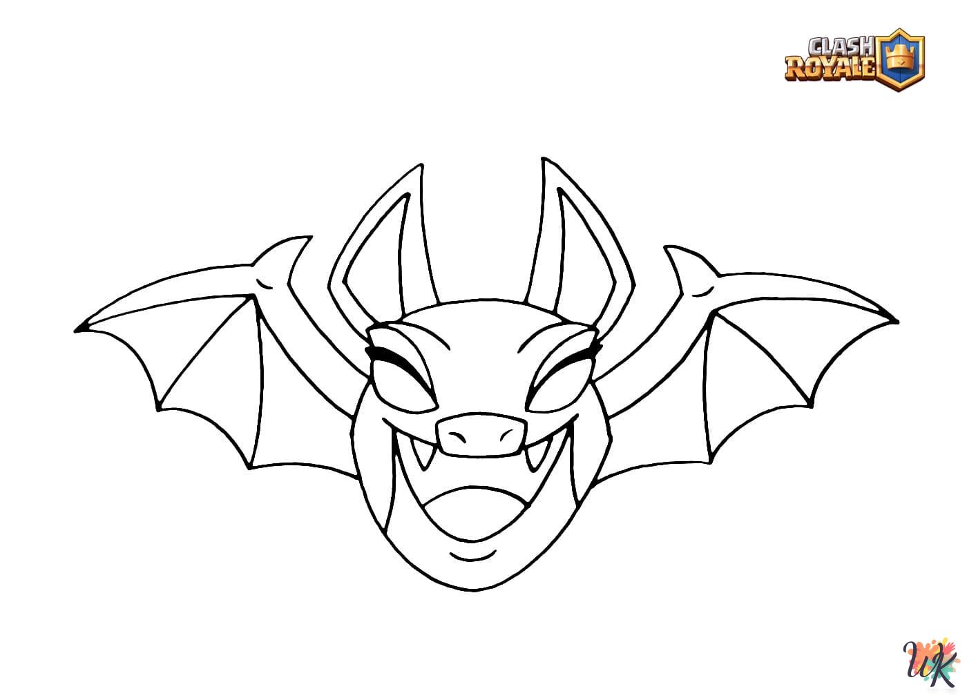 easy Clash Royale coloring pages