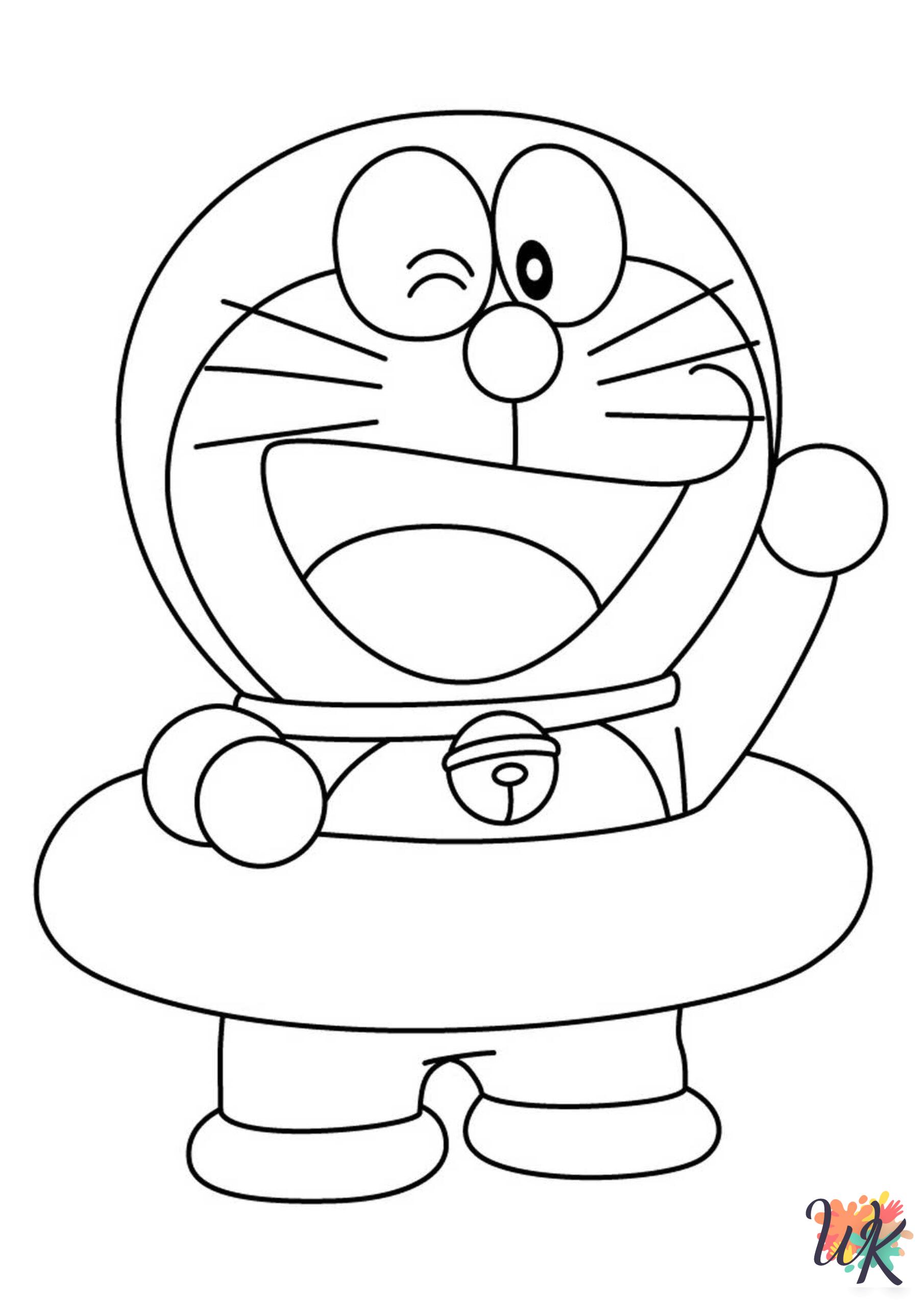 Doraemon coloring pages pdf 1