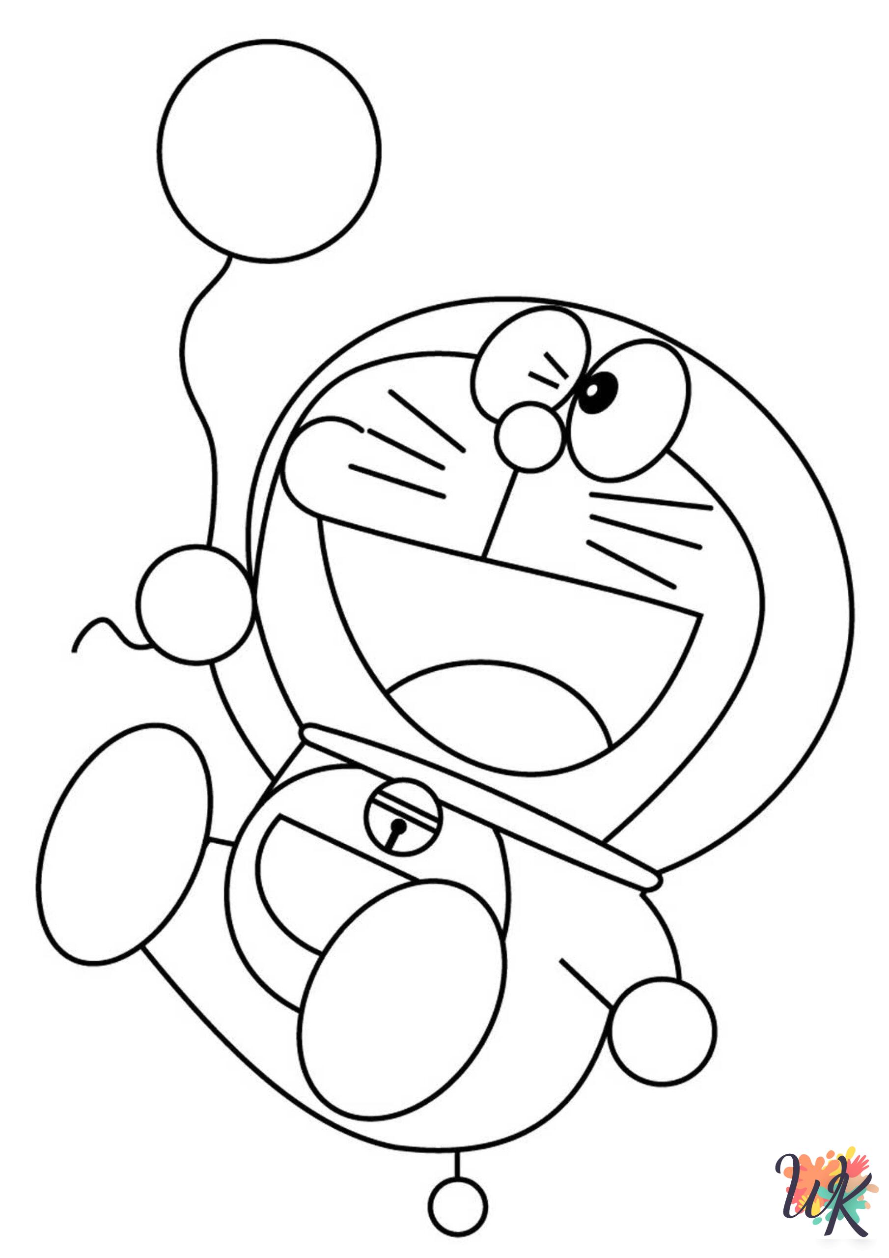 Doraemon coloring pages for adults pdf