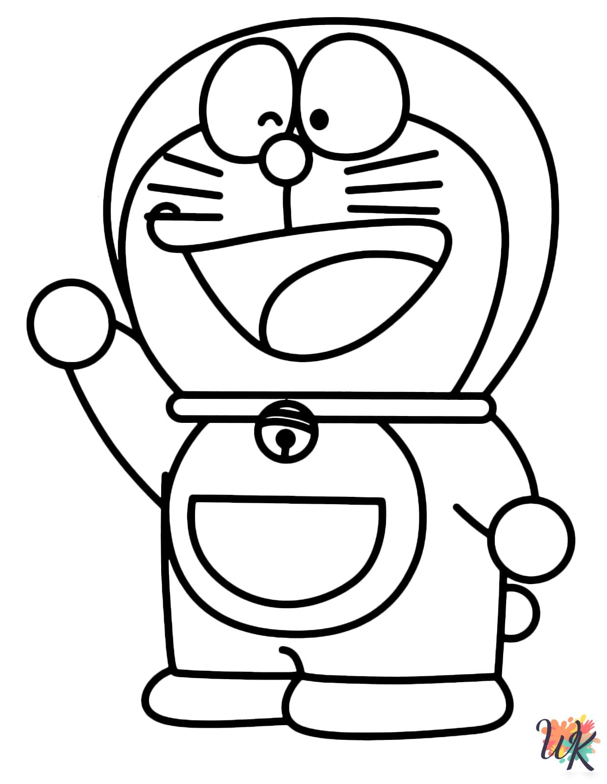 Doraemon coloring pages printable 2