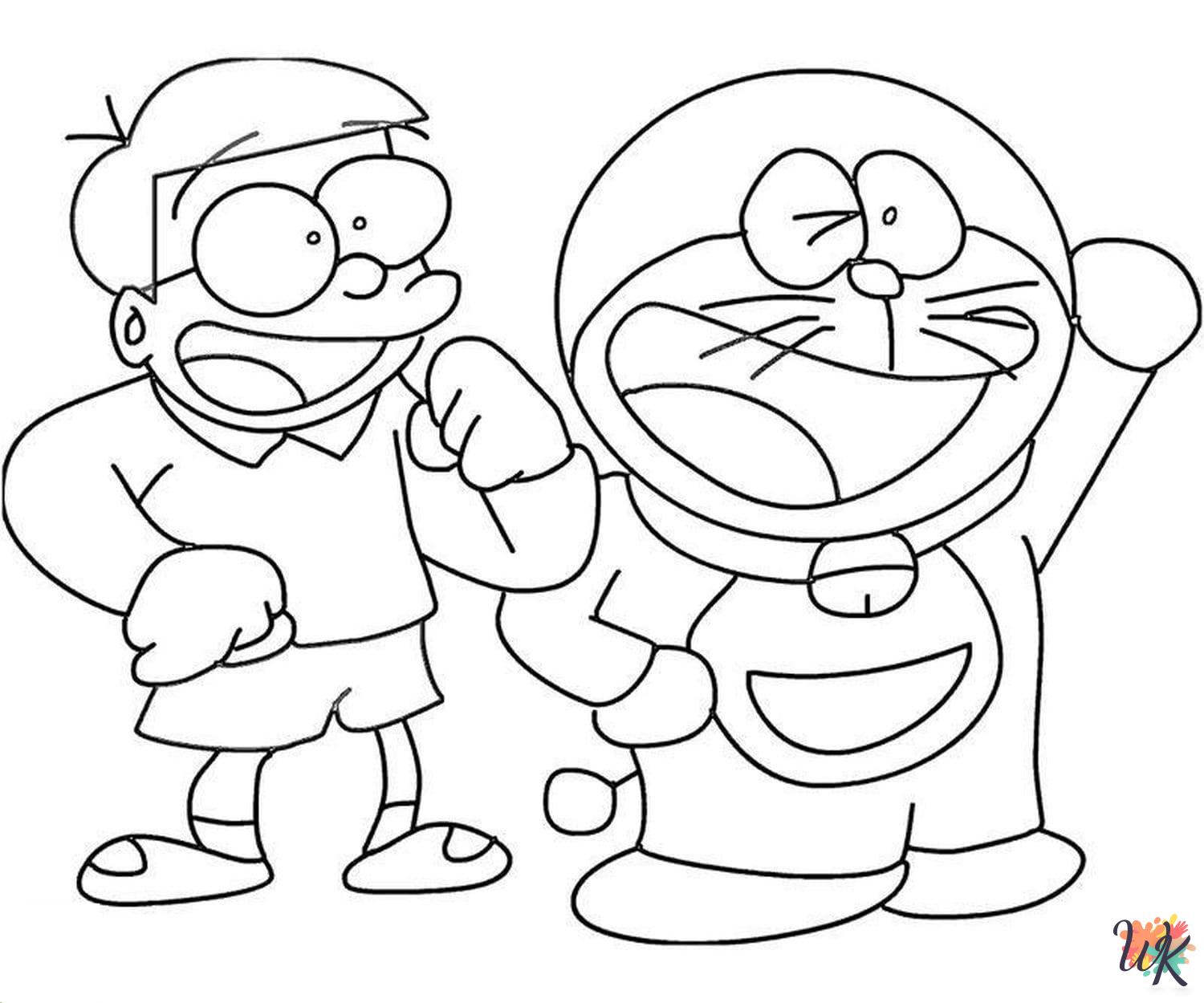 free printable Doraemon coloring pages