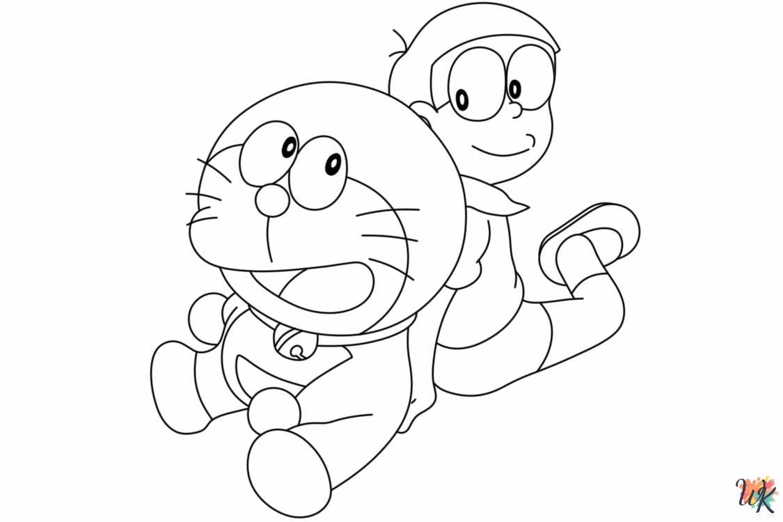 kids Doraemon coloring pages 2