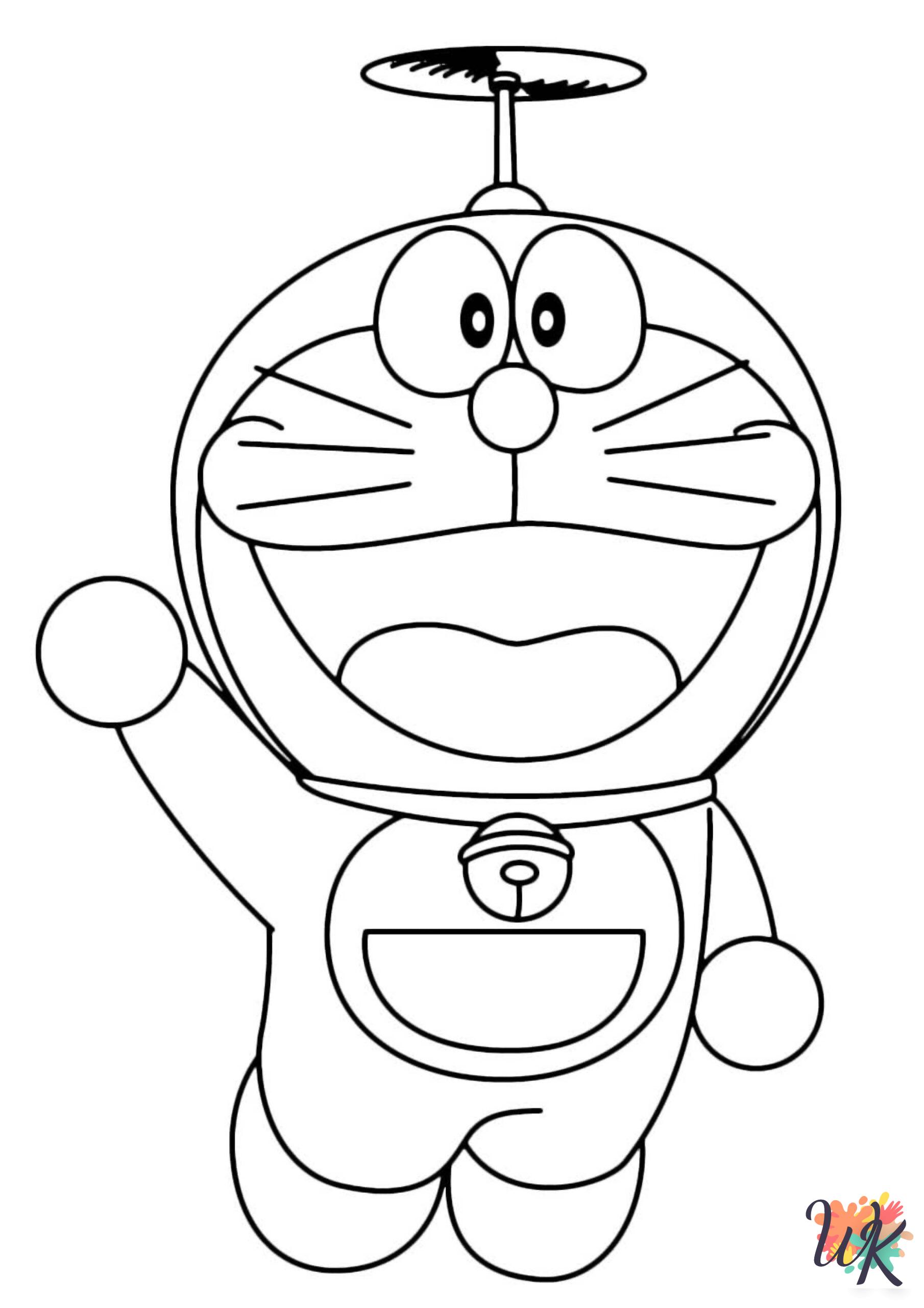 Doraemon coloring pages pdf 2