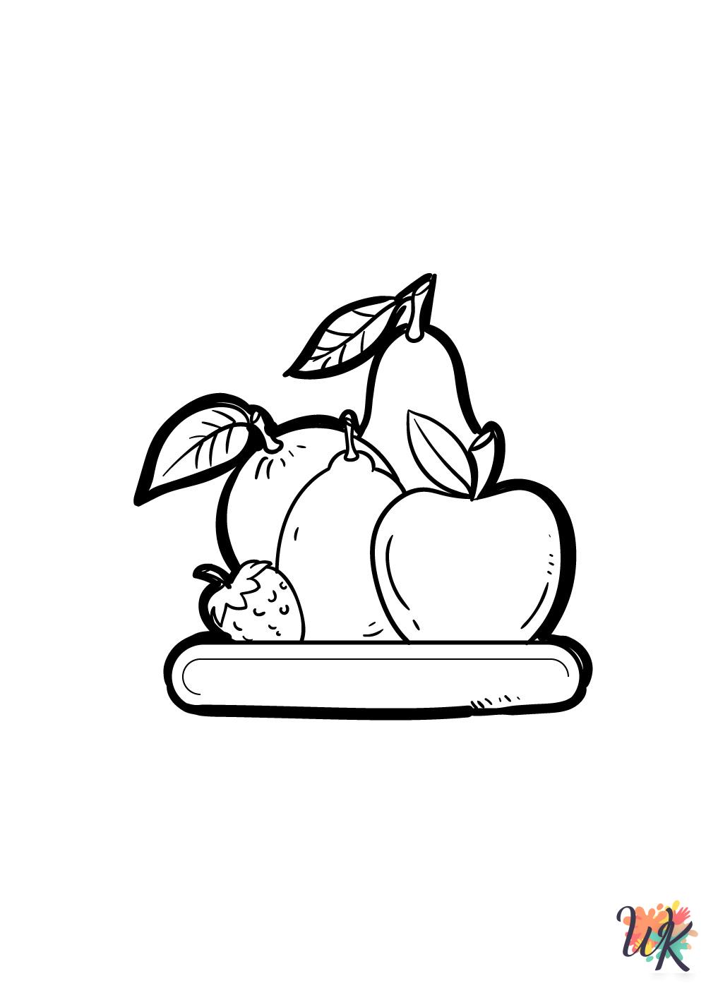 coloring pages for Fruit