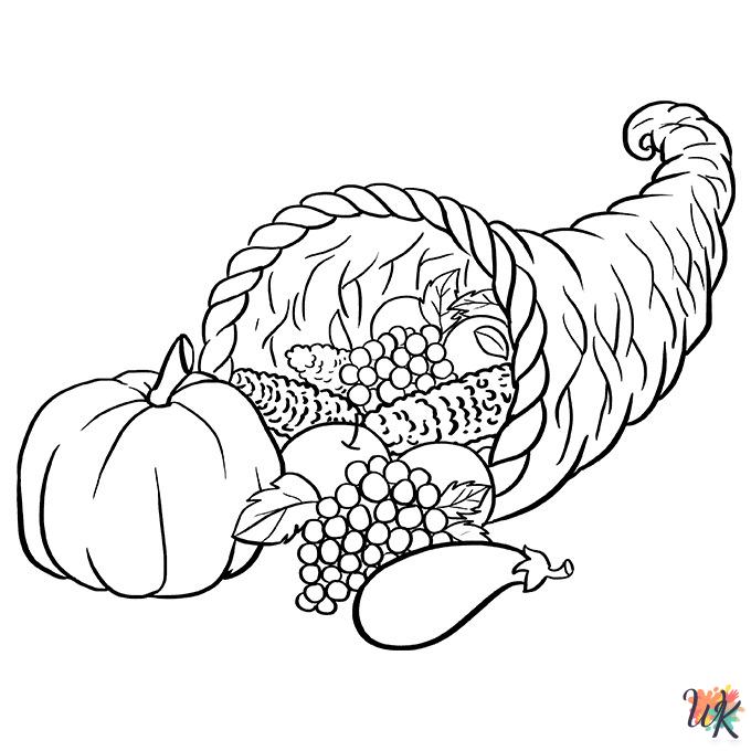 Fruit coloring pages free printable