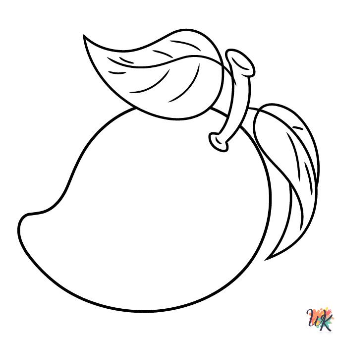 cute Fruit coloring pages