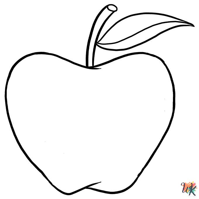 Fruit free coloring pages