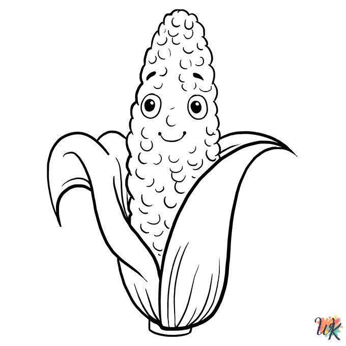 free Fruit coloring pages for kids
