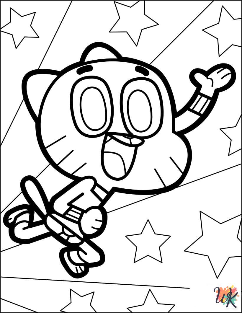 old-fashioned Gumball coloring pages 2