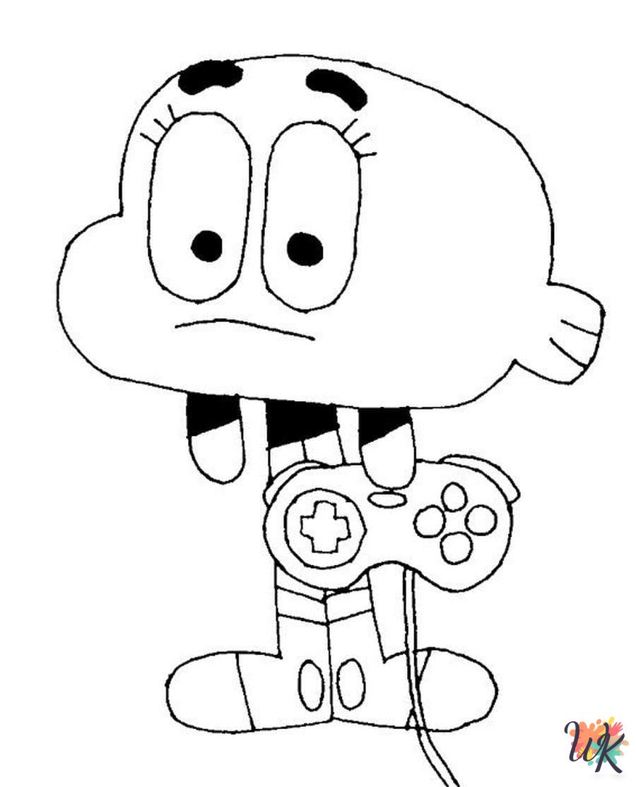 fun Gumball coloring pages 1