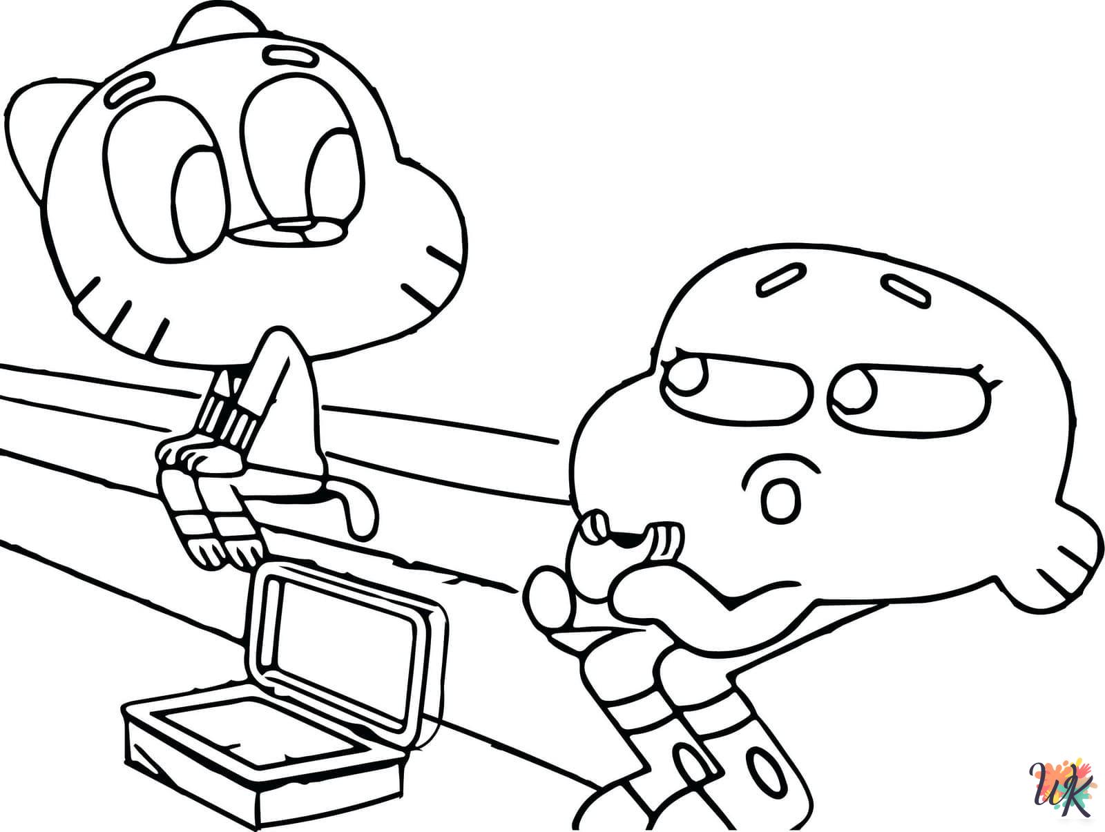 coloring pages Gumball 3