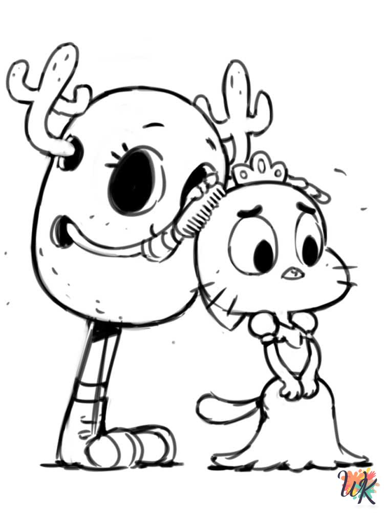 cute Gumball coloring pages