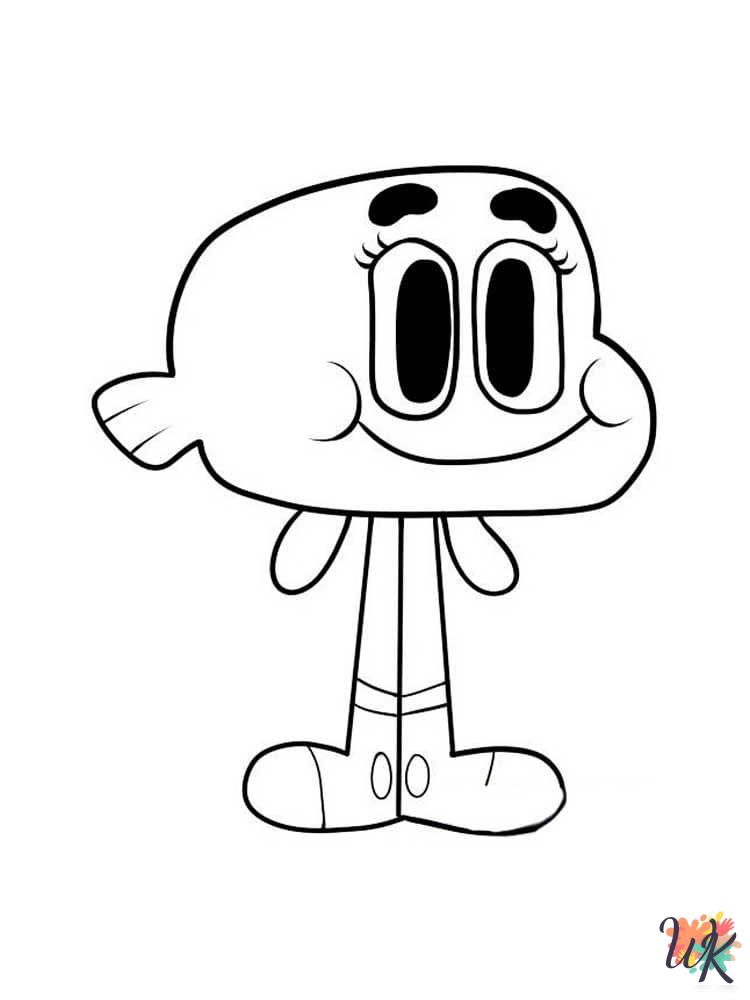 printable coloring pages Gumball 1