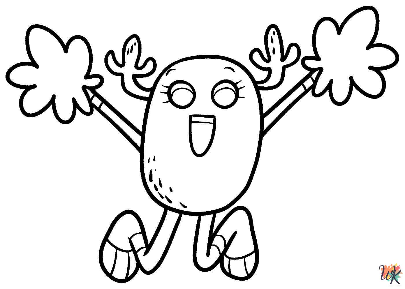 Gumball coloring pages to print