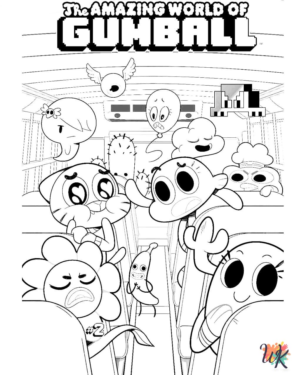 Gumball coloring pages grinch