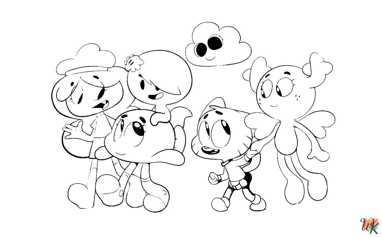 cute coloring pages Gumball 1