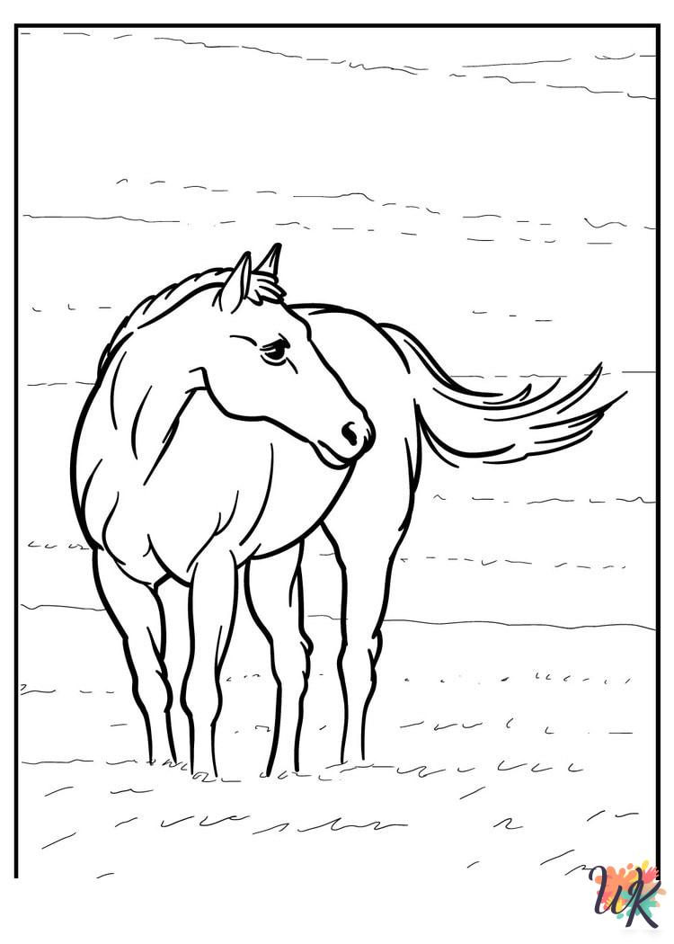 Horse coloring pages free printable