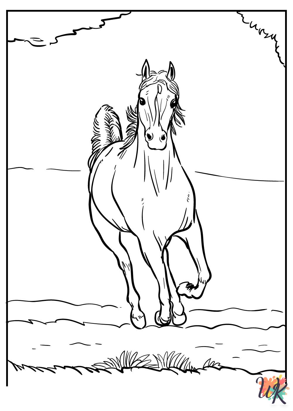 free coloring pages Horse