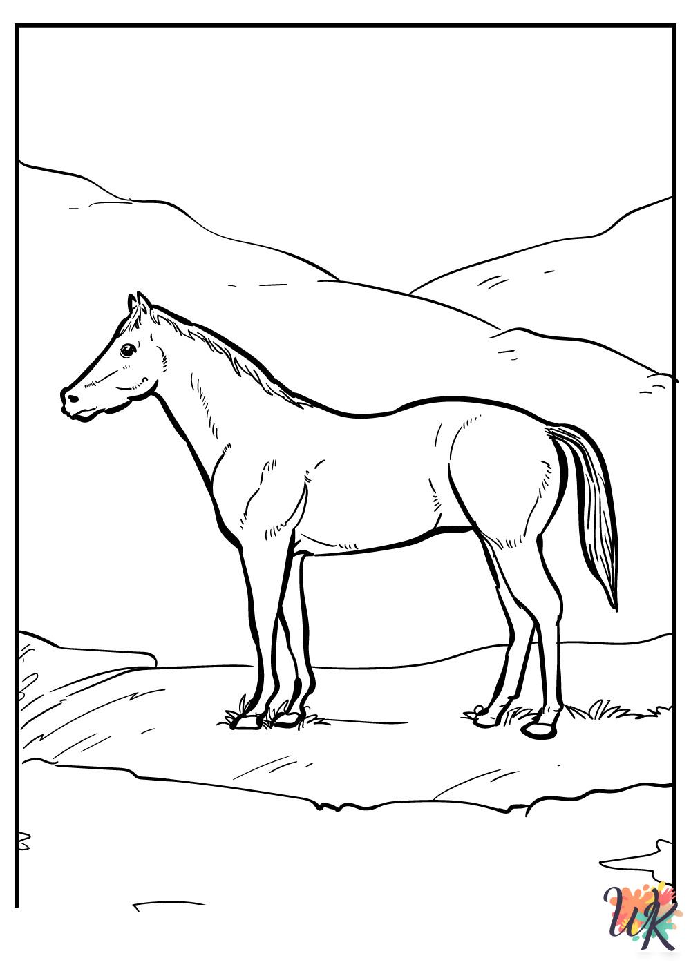 free coloring Horse pages