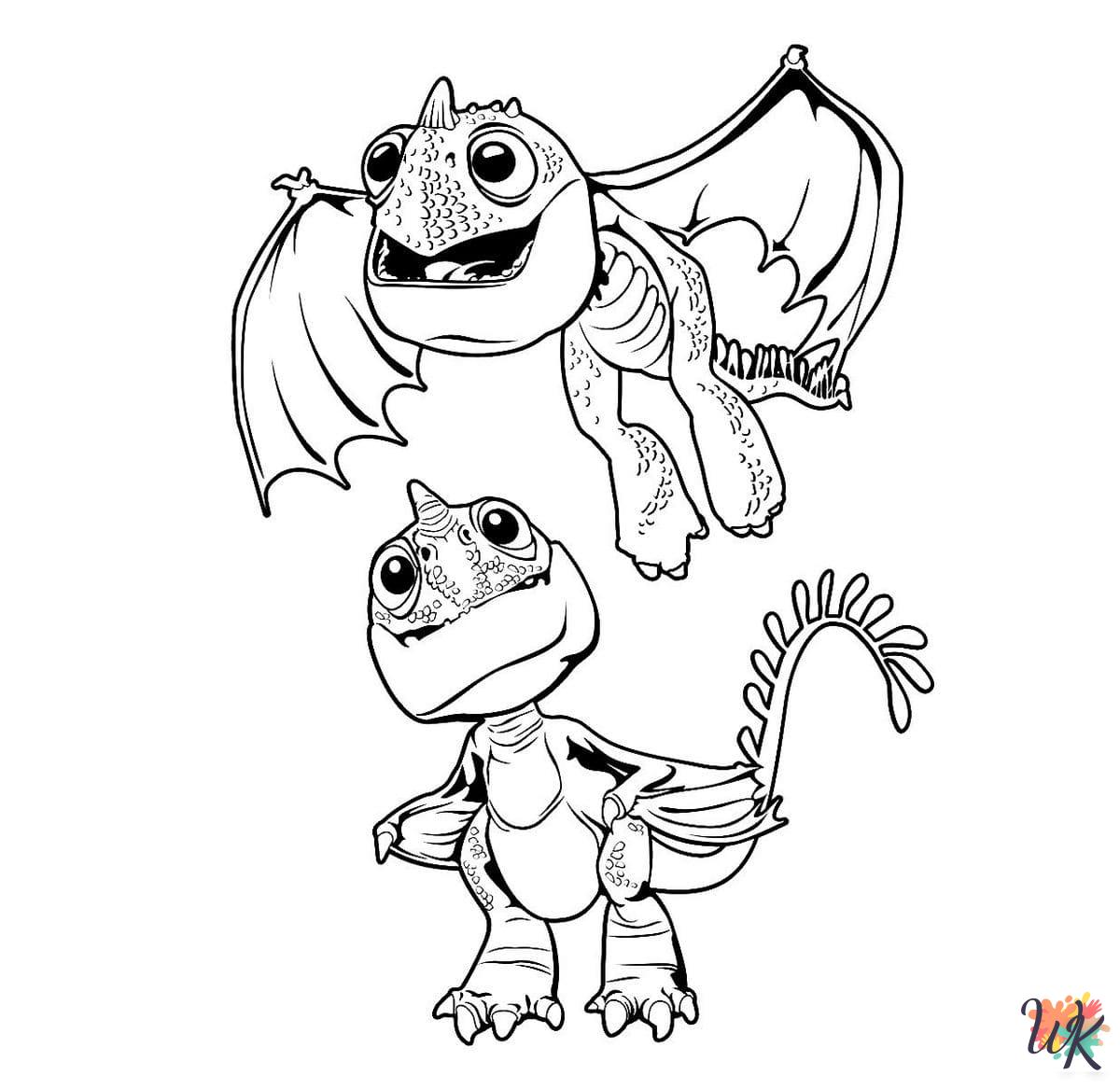 free How To Train Your Dragon coloring pages