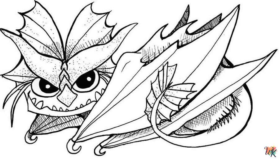 free How To Train Your Dragon coloring pages for kids 3
