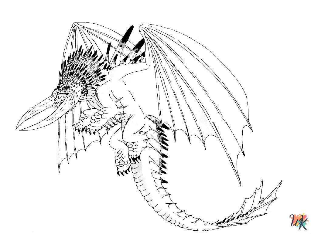 How To Train Your Dragon free coloring pages
