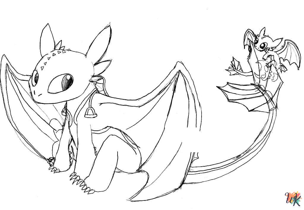 cute coloring pages How To Train Your Dragon 1