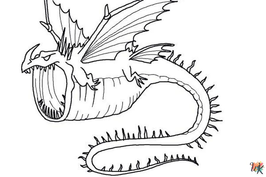 coloring pages for kids How To Train Your Dragon