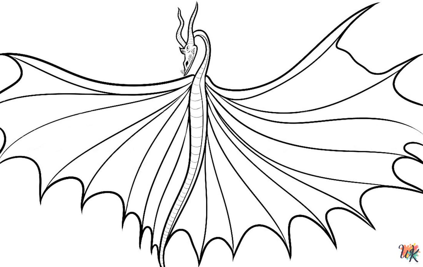 coloring pages printable How To Train Your Dragon 1