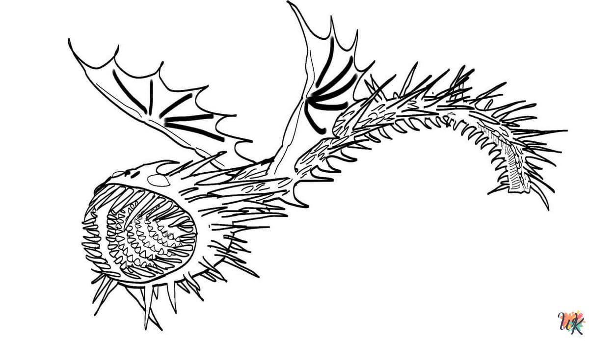free coloring pages How To Train Your Dragon