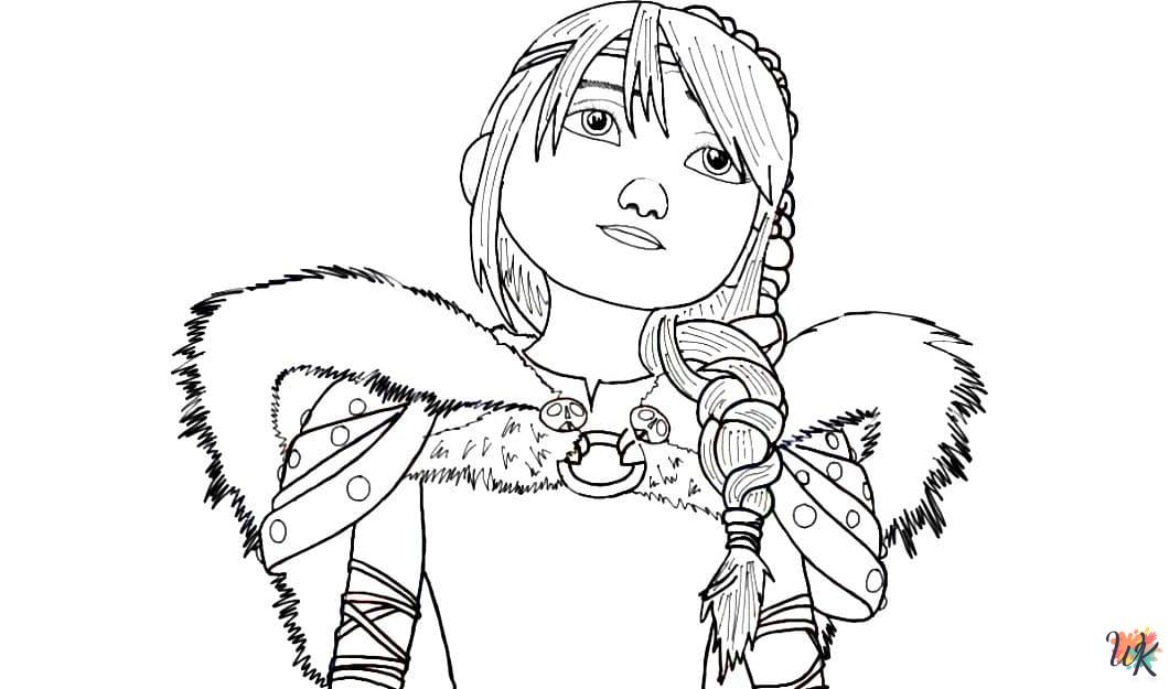 printable How To Train Your Dragon coloring pages