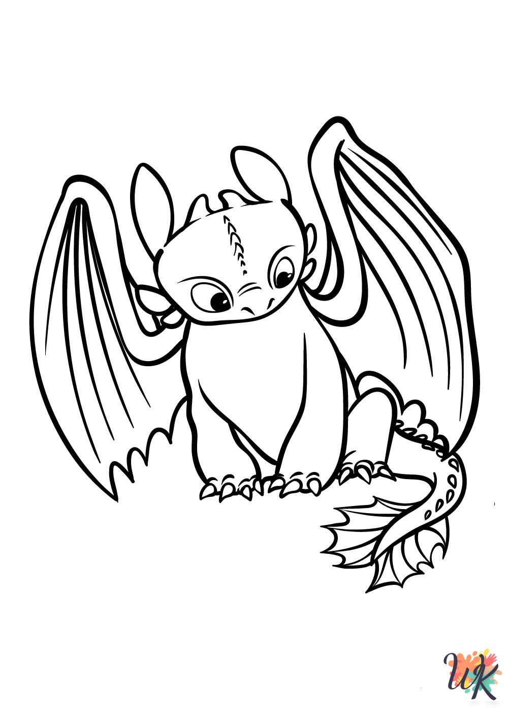 How To Train Your Dragon printable coloring pages