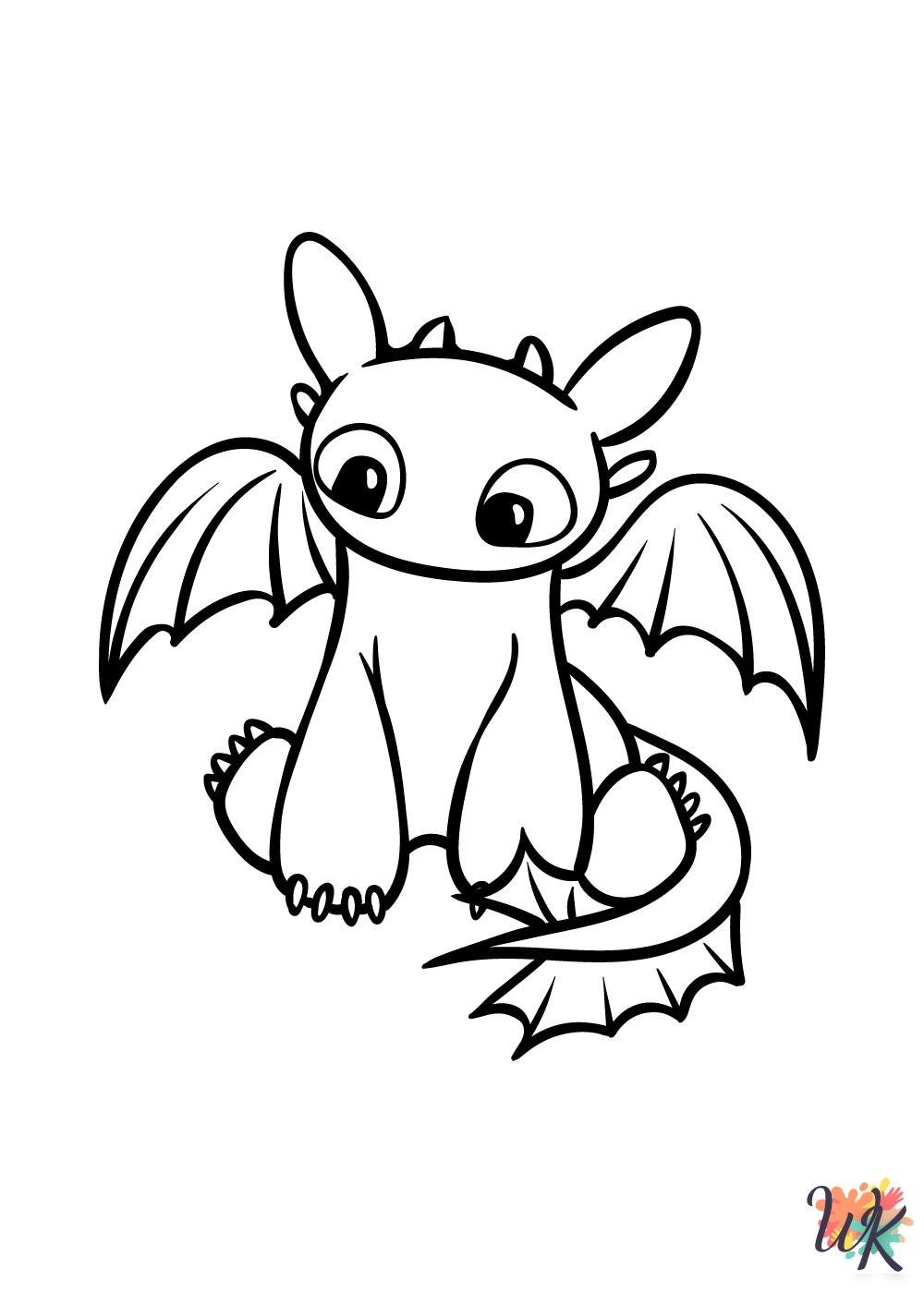 printable How To Train Your Dragon coloring pages