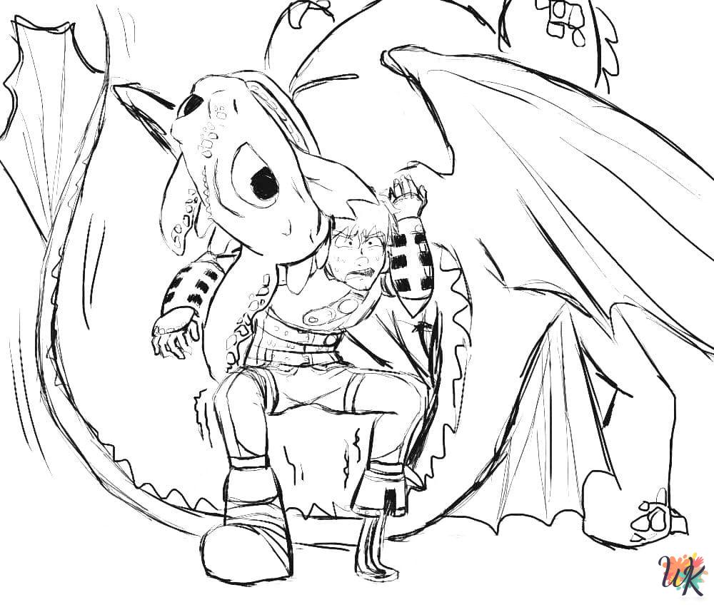free How To Train Your Dragon coloring pages